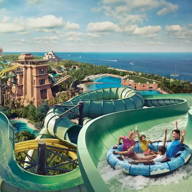 Vacances en famille à Dubaï : Aquaventure Waterpark