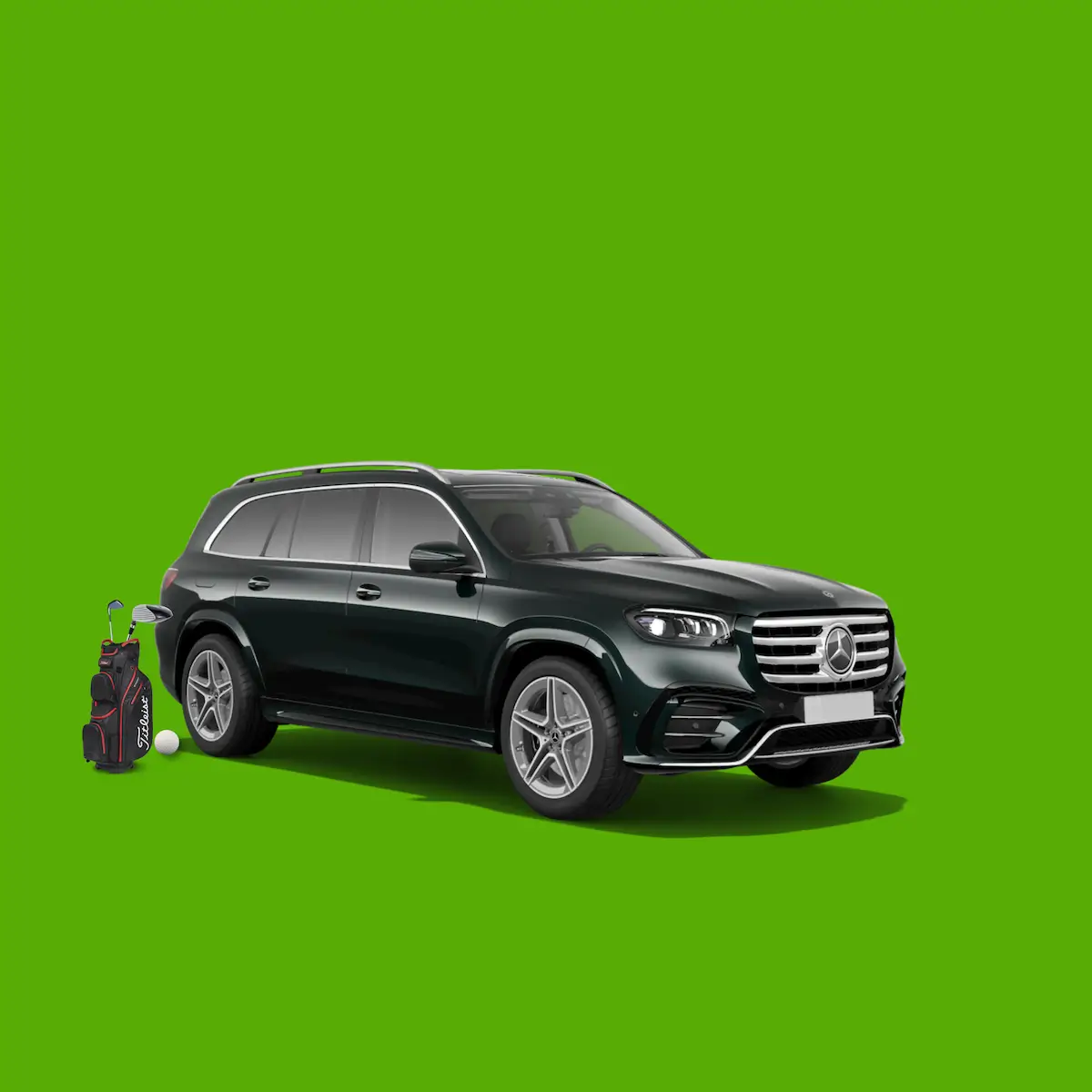 illustration voiture location golf