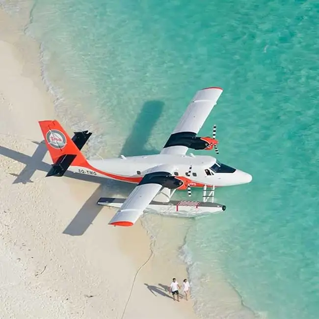 Hydravion aux Maldives