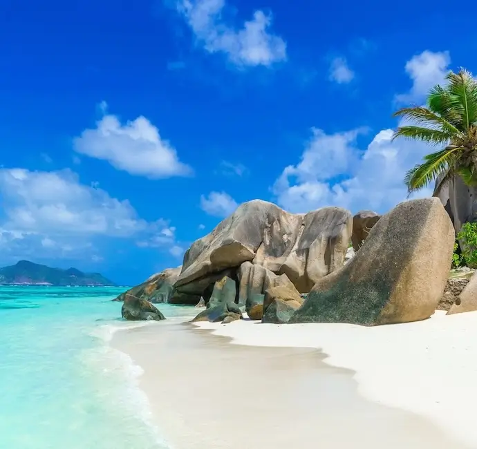 Plage aux Seychelles