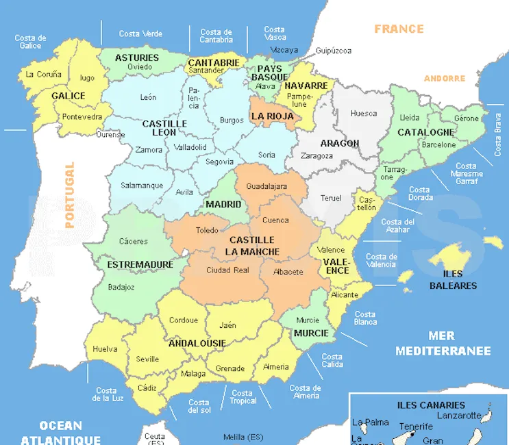 Plan espagne