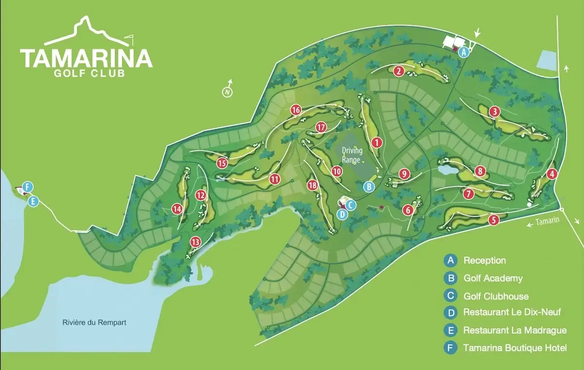 Plan Tamarina Golf Club