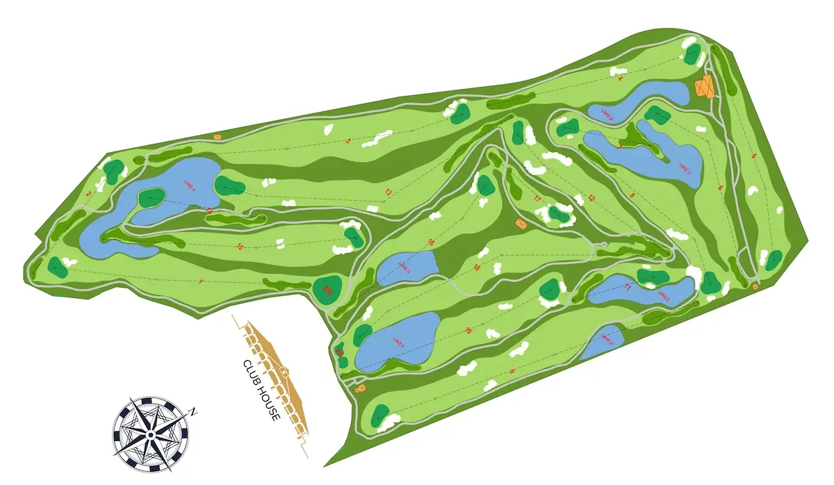 Plan Tanah Merah Garden course