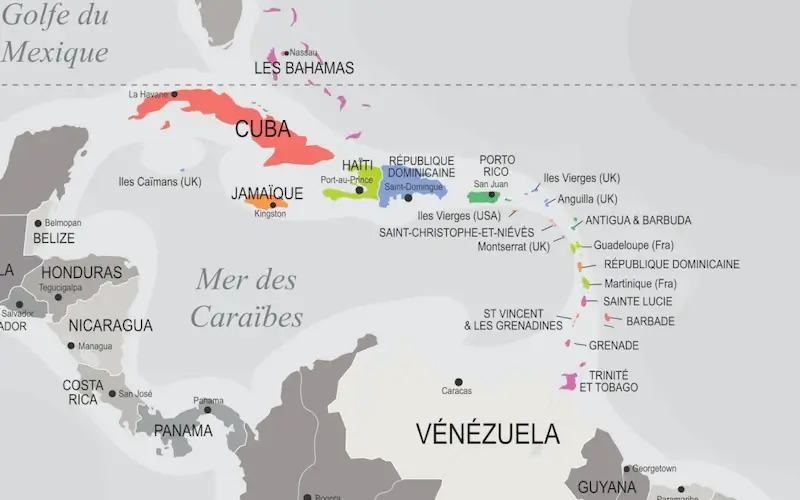 caraibes-2-carte Guide Caraïbes