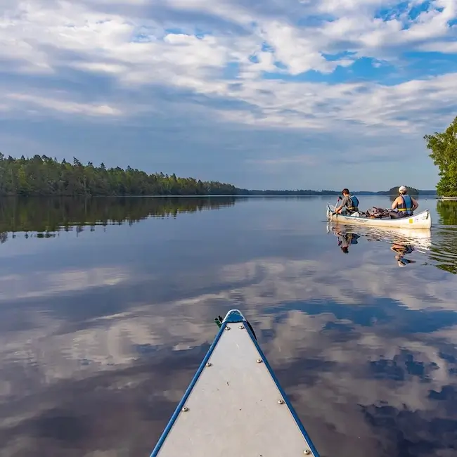 Kayak en Suède
