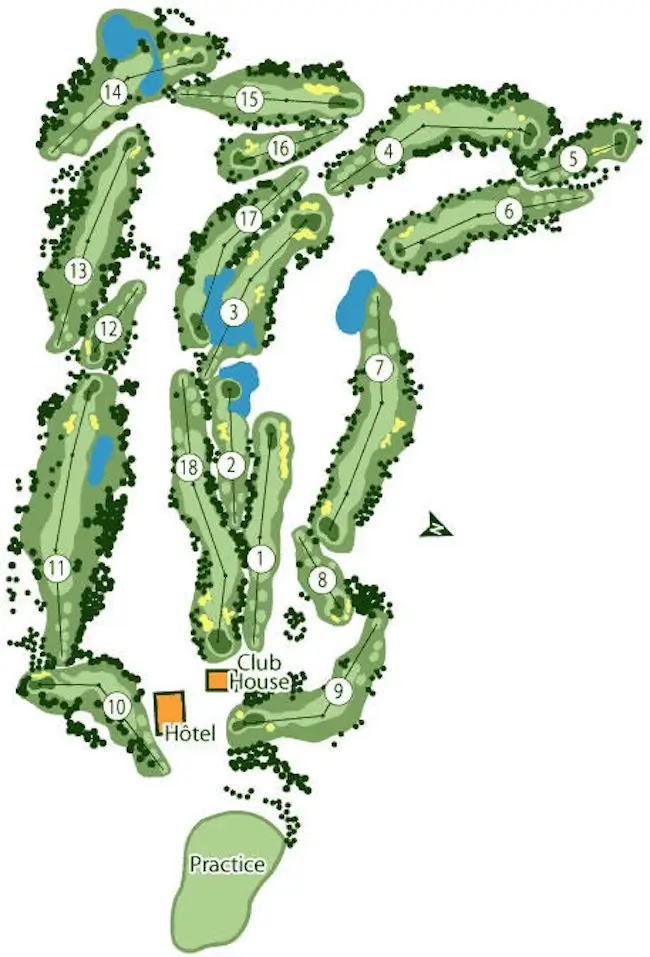 Plan Golf de Seignosse