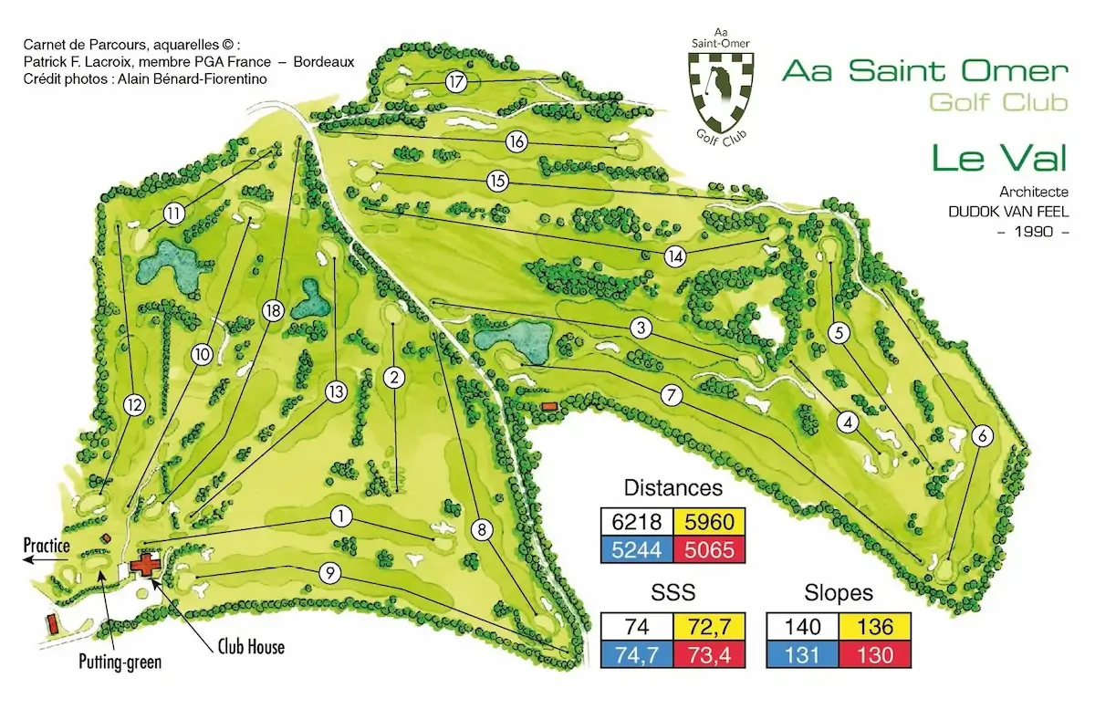 Plan Golf de Saint-Omer