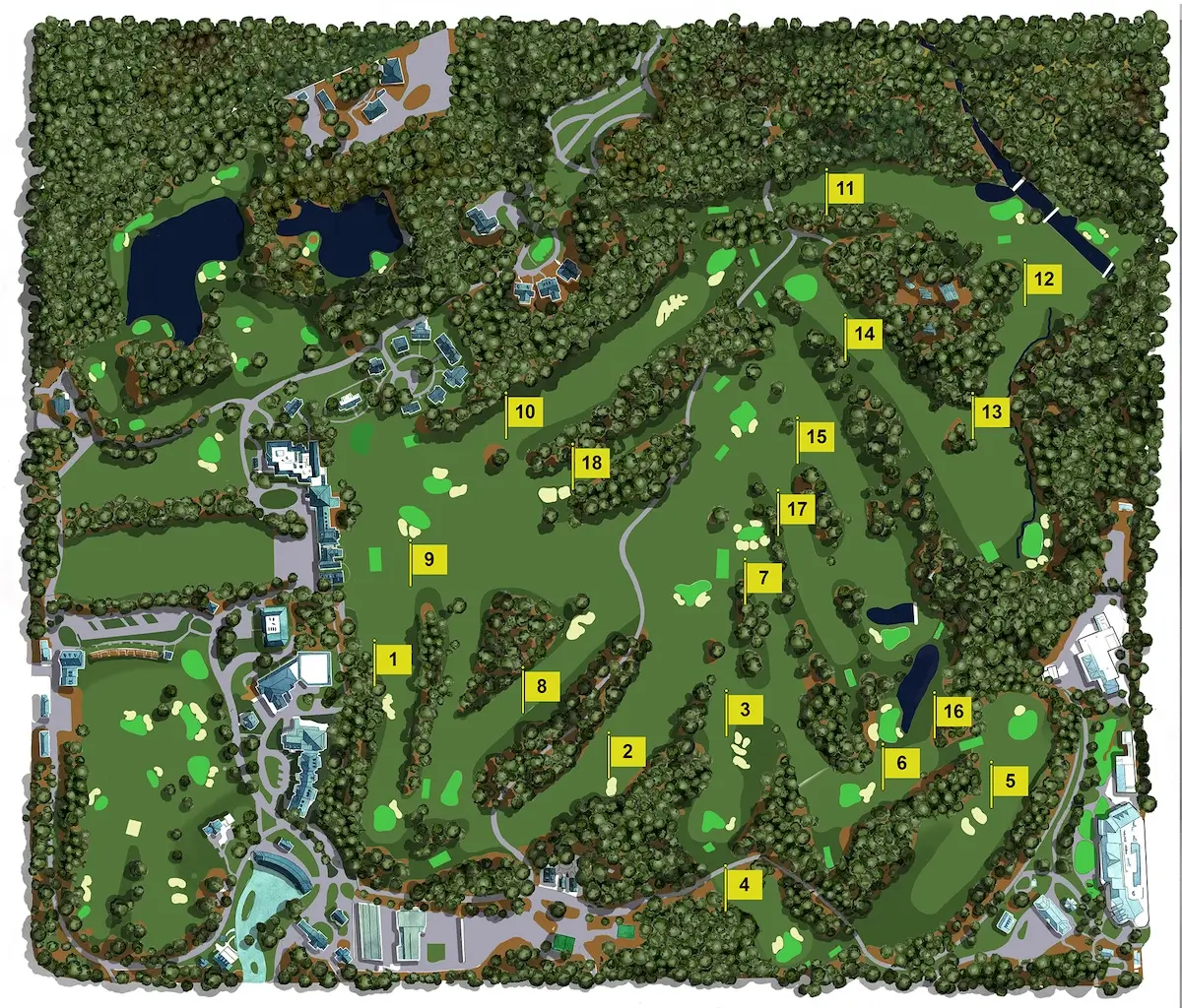 Plan Augusta National Golf Club