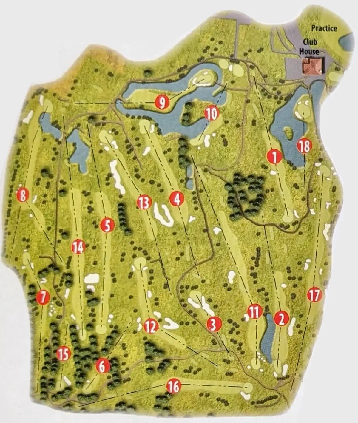 Plan Golf de Toulouse Seilh