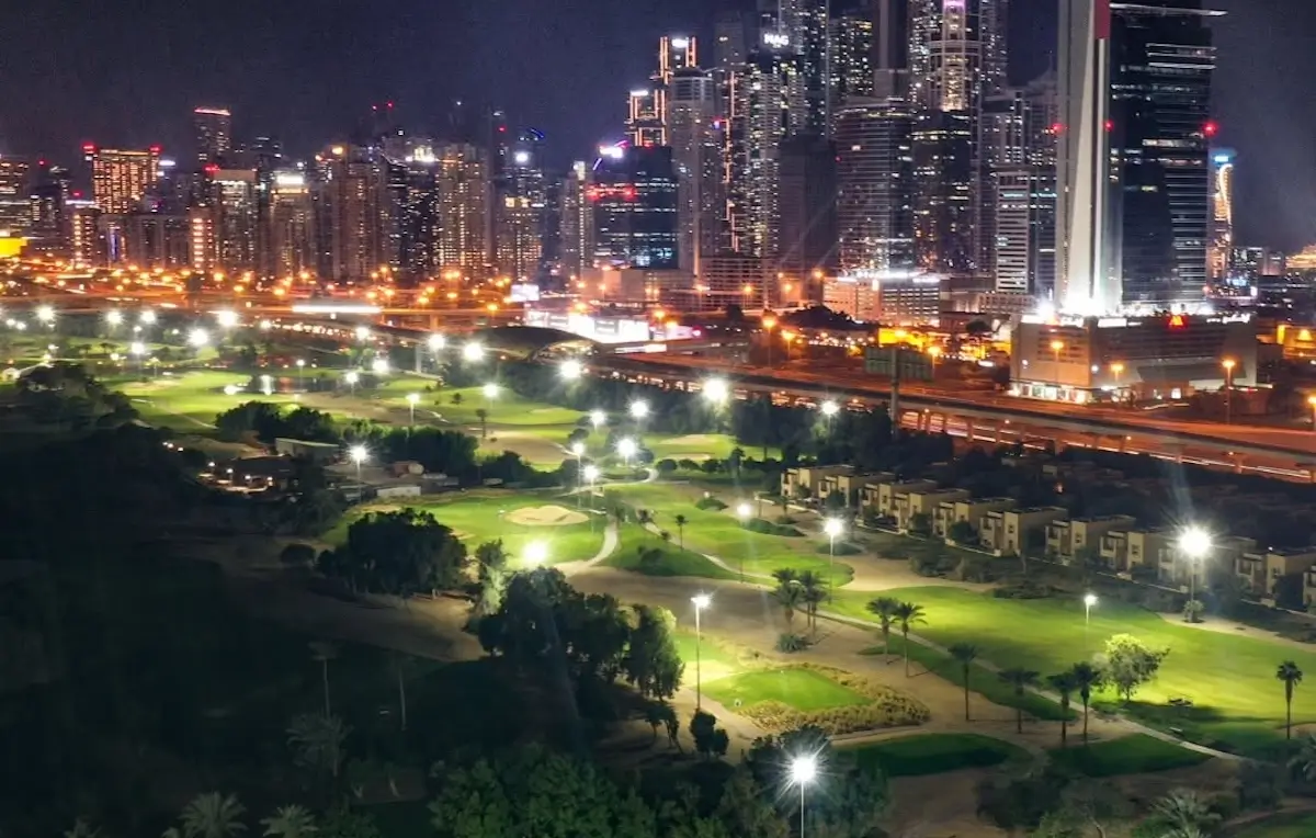 Emirates golf club Faldo