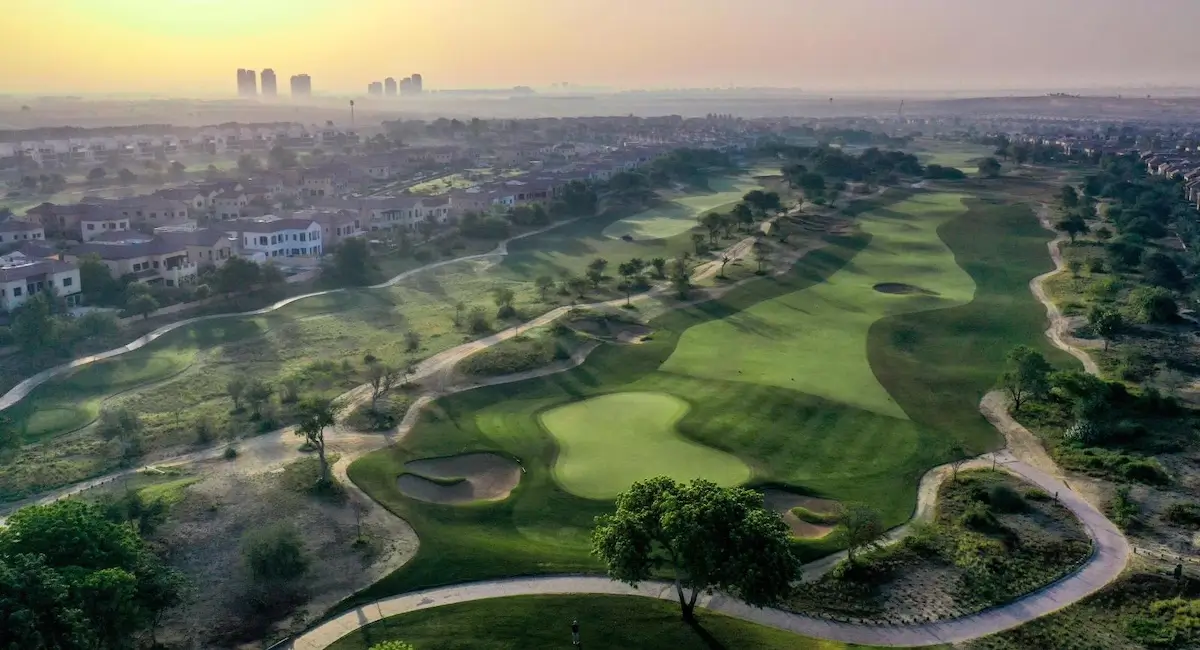 Jumeirah Golf Estates Fire course