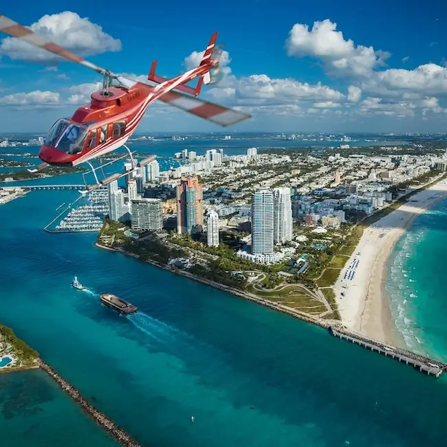 Helicoptere à Miami
