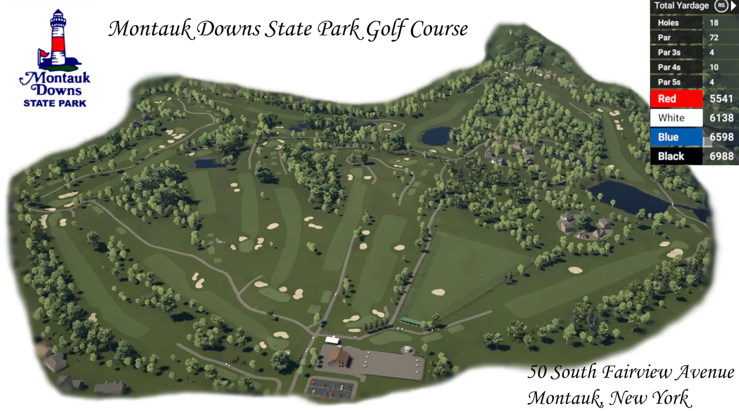Plan Montauk Downs State Park Golf Course