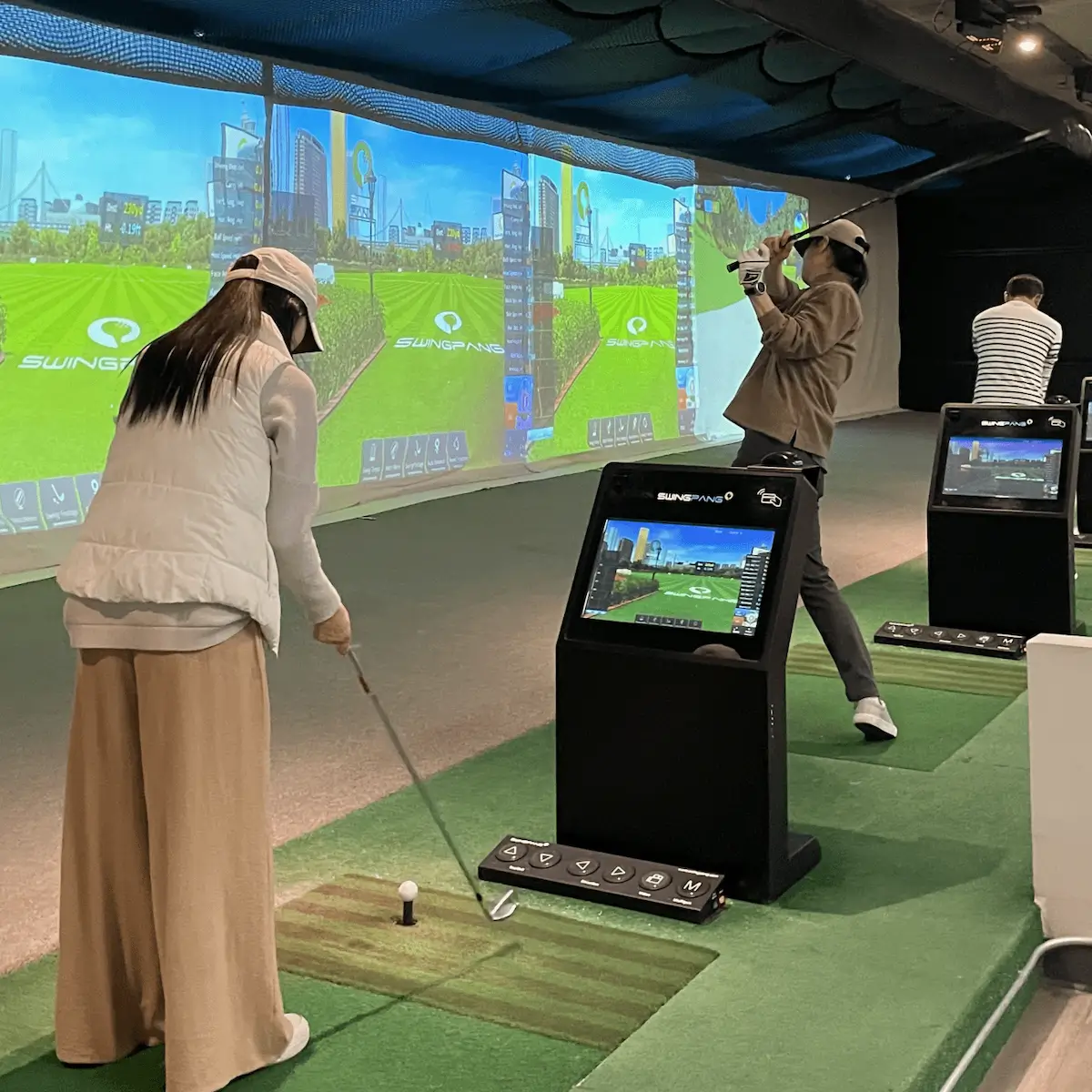 Golf virtuel en Corée du Sud
